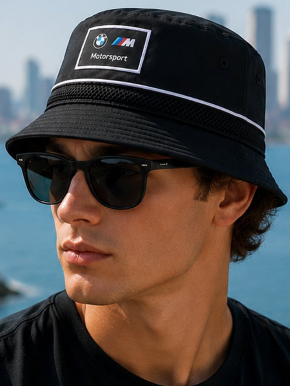 Puma BMW M Motorsport Bucket Hat Black 026043-01 One Size